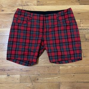Plaid shorts